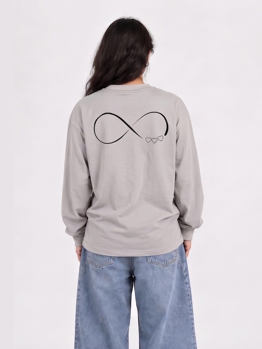 Infinity Hearts Long Sleeve Tee — back